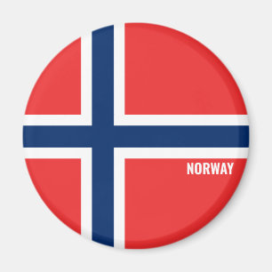 Norway Flag Charming Patriotic Magnet