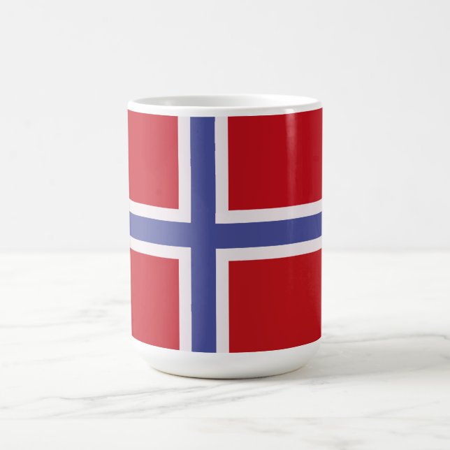 Norway flag coffee mug (Center)