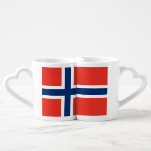 Norway Flag Coffee Mug Set