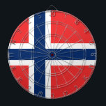Norway Flag Dart Board<br><div class="desc">Norway Flag</div>