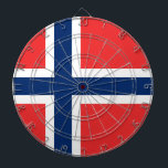 Norway Flag Dart Board<br><div class="desc">Norway Flag</div>