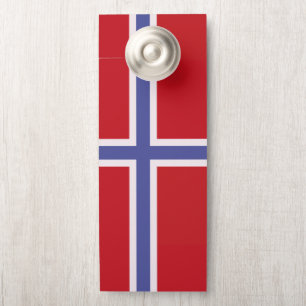 Norway flag door hanger