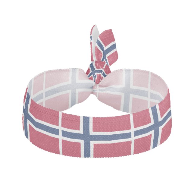 Norway Flag Elastic Hair Tie (Front)