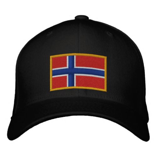 Norway Flag Embroidered Baseball Hat