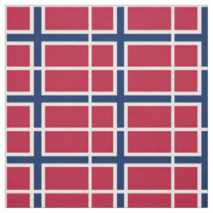 Norway Flag Fabric