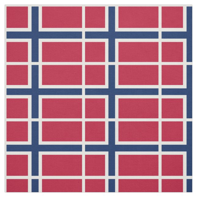 Norway Flag Fabric (Swatch)