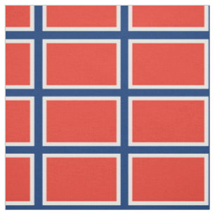 Norway Flag Fabric