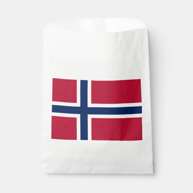 Norway Flag Favor Bag (Front)