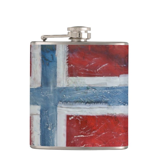Norway Flag Flask (Front)
