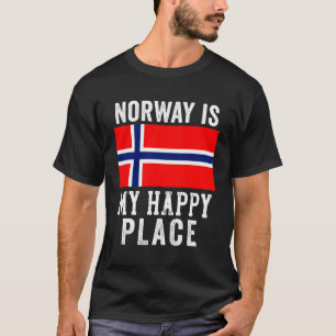 Norway Flag For Men Women Norwegian Scandinavian P T-Shirt
