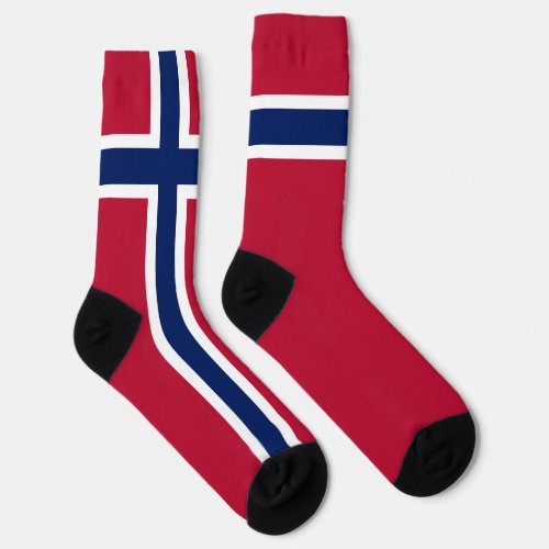 Norway Flag Fun Norwegian National Pride Patriotic Socks