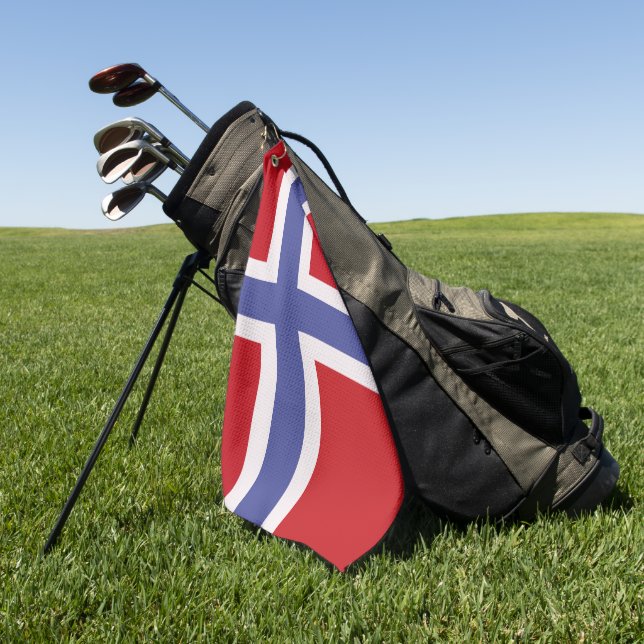 Norway flag golf towel (Green)
