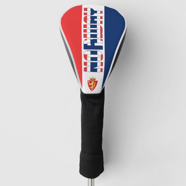 Norway Flag Gorgeous Patriotic Golf Head Cover (Front)