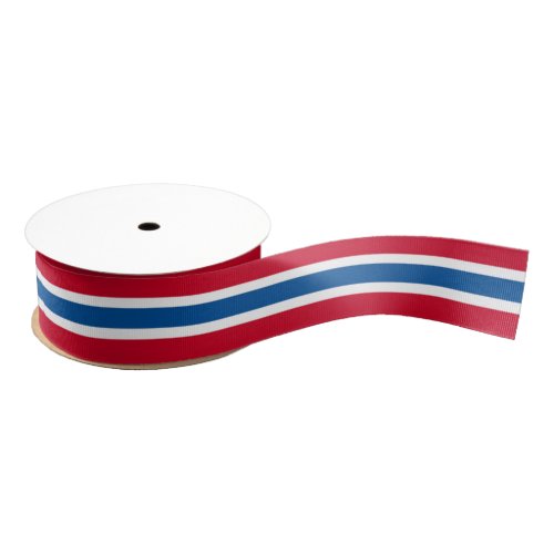 Norway Flag Gosgrain Ribbon