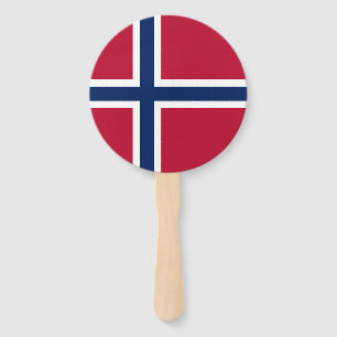 Norway Flag Hand Fan