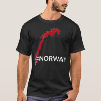 Norway Flag Hiking Holiday Norway Norwegian T-Shirt