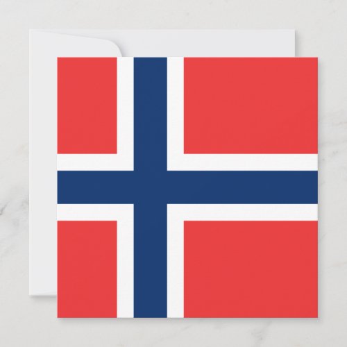 Norway Flag Invitation
