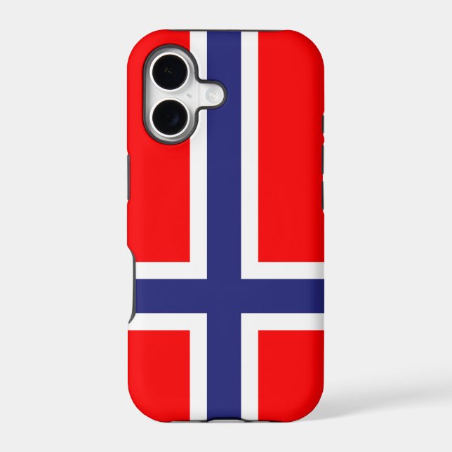 Norway flag iphone case (Back)
