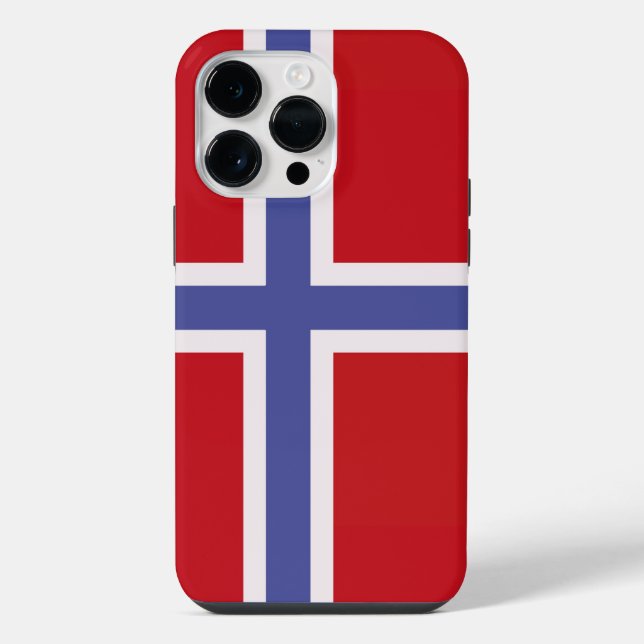 Norway flag iphone case (Back)