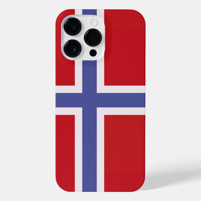 Norway flag iPhone case (Back)