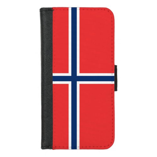 Norway Flag iPhone 87 Wallet Case