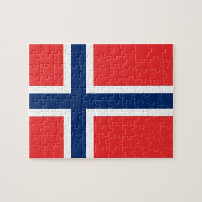 Norway Flag Jigsaw Puzzle (Horizontal)