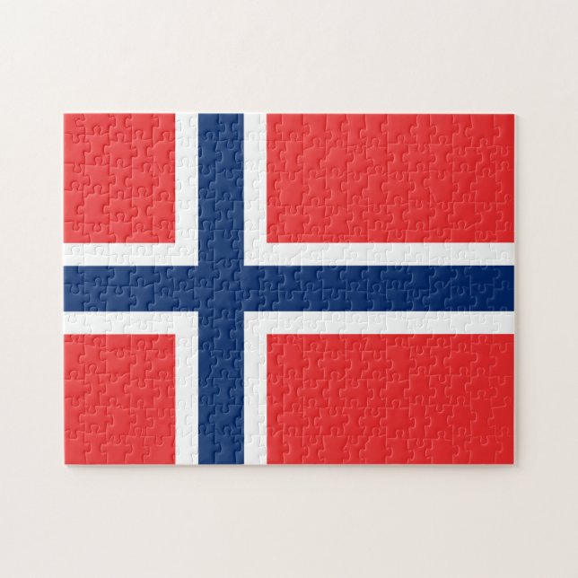 Norway Flag Jigsaw Puzzle (Horizontal)