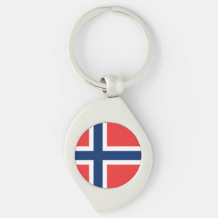 Norway Flag Keychain