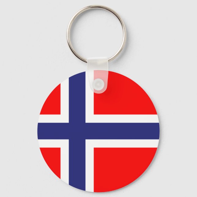 Norway flag keychain (Front)