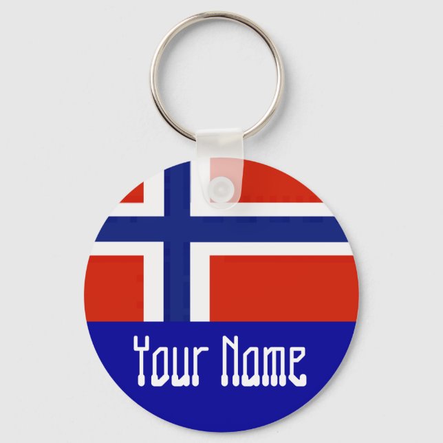 NORWAY FLAG KEYCHAIN (Front)
