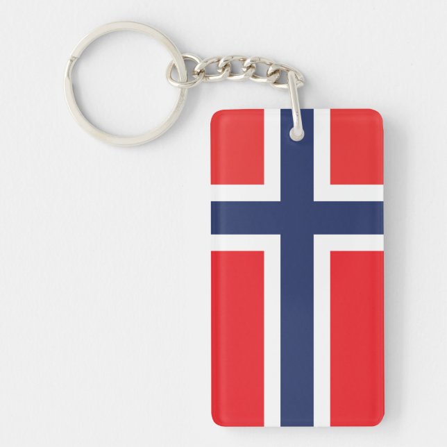 NORWAY FLAG KEYCHAIN (Front)