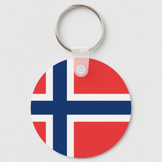 Norway Flag Keychain (Front)
