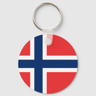 Norway Flag Keychain