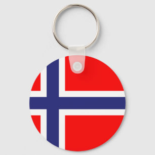 Norway flag keychain