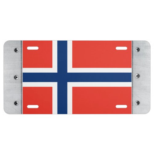 Norway Flag License Plate