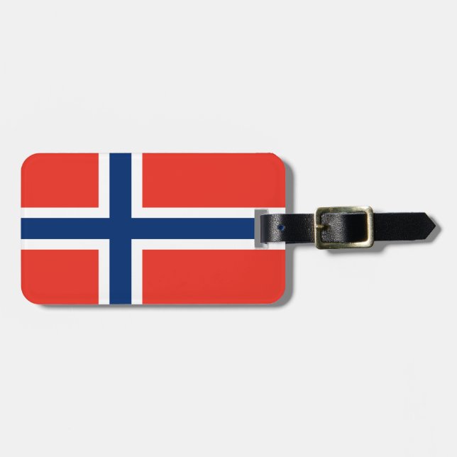 Norway Flag Luggage Tag (Front Horizontal)