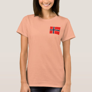 Norway Flag + Map T-Shirt