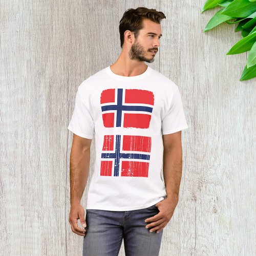 Norway Flag Mens T_Shirt