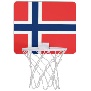 Norway Flag Mini Basketball Hoop