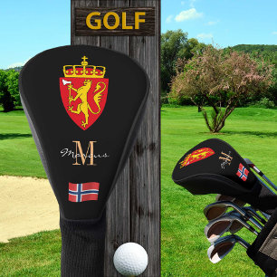 Norway & Flag Monogrammed Golf Clubs Covers