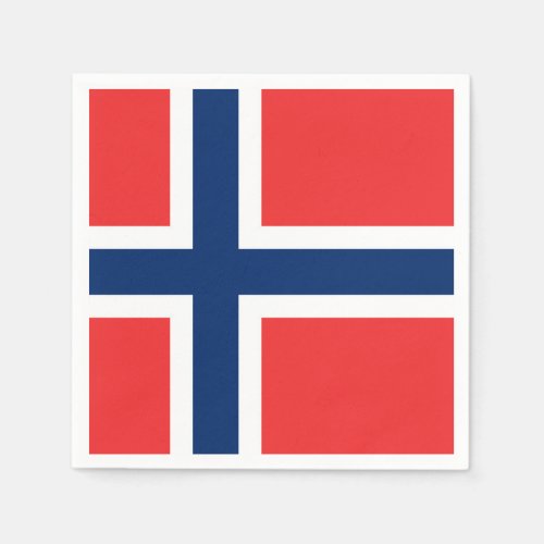Norway Flag Napkins