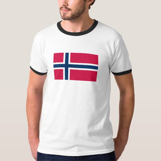 Norway flag/National Anthem shirt (Front)