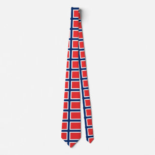 Norway Flag Neck Tie