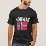 Norway Flag Norwegian Norge Flags T-Shirt