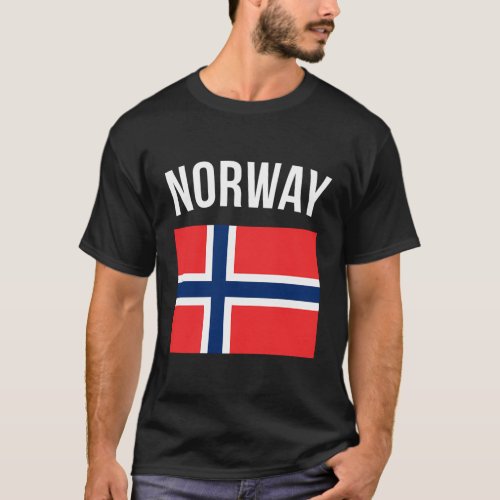 Norway Flag Norwegian Norway T_Shirt