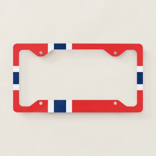 Norway Flag Norwegian Patriotic License Plate Frame