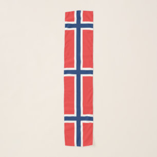 Norway Flag Norwegian Patriotic Scarf
