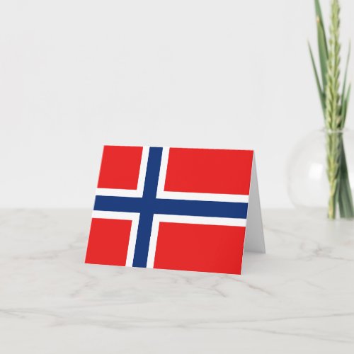 Norway Flag Notecard