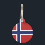 Norway Flag Pet ID Tag<br><div class="desc">Norway Flag Feel free to modify the design according to your own preferences. You may change the design location, orientation, background colors and size. Also, you may add your own text, or slogan set its font, location and size, all in order to create the ultimate personal gift for you and...</div>