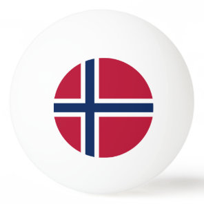 Norway Flag Ping Pong Ball